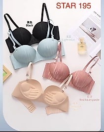 Lazer kesim el dolgulu straplez sütyen